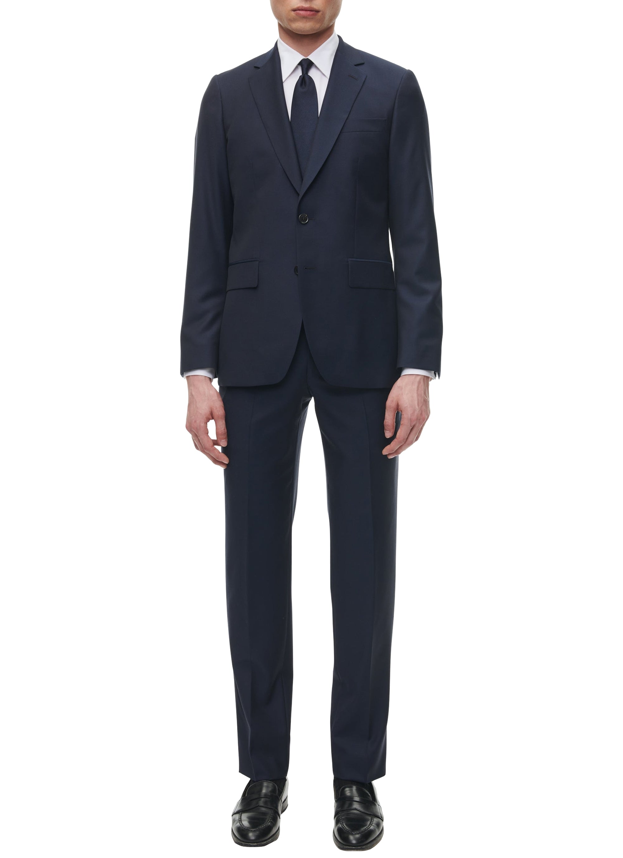 Costume en serge de laine - Bleu Marine