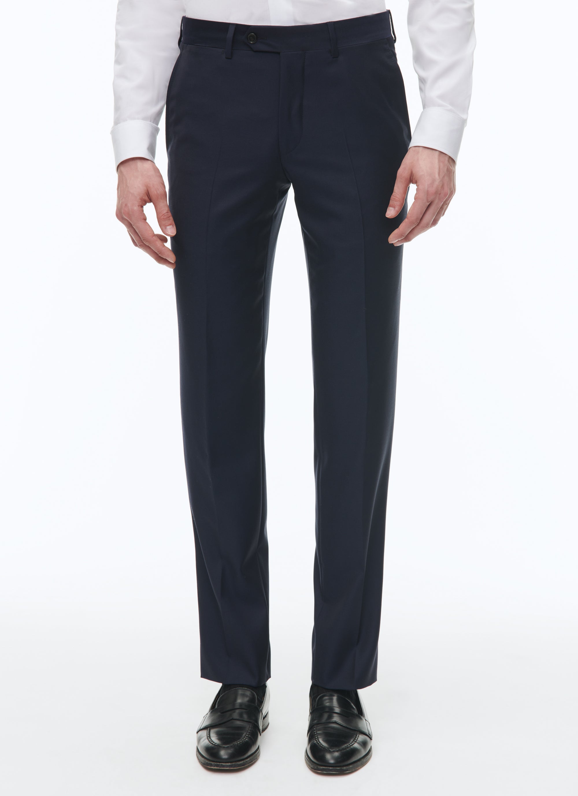 Costume en serge de laine - Bleu Marine