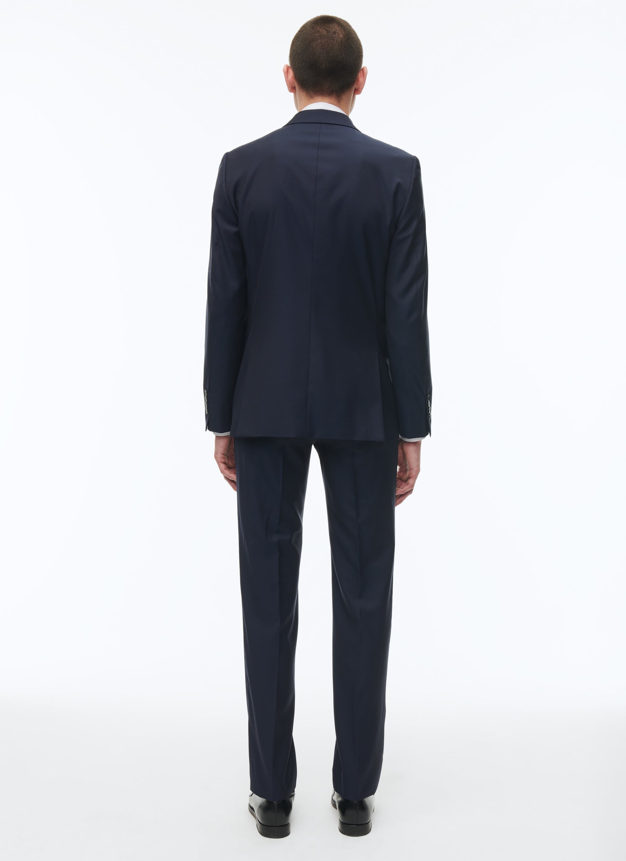 Costume en serge de laine - Bleu Marine