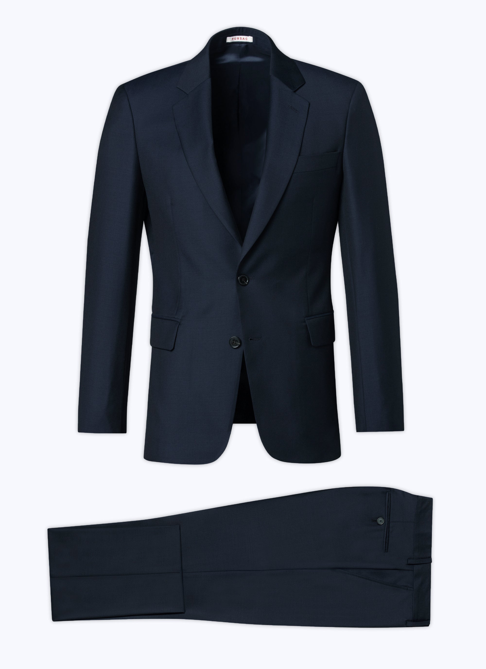 Costume en serge de laine - Bleu Marine