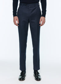 Costume ajusté et boutonné en laine - Petrole