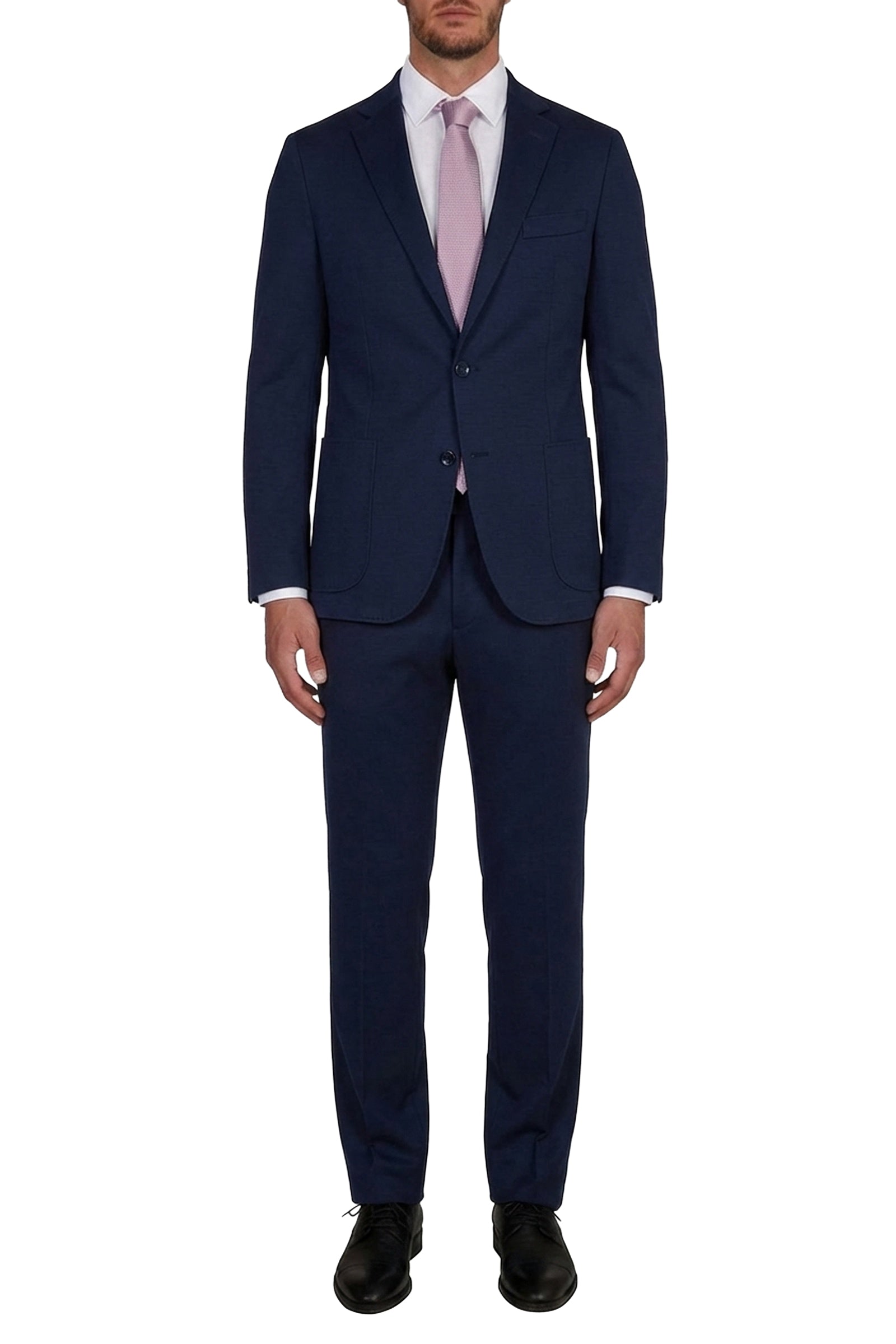 Blazer à boutons texturée en soie - Bleu
