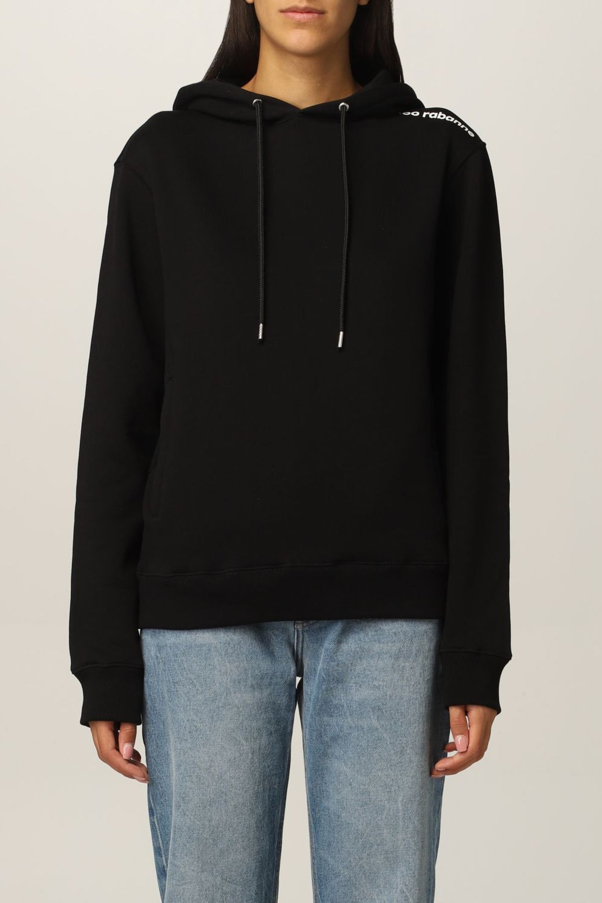 Sweatshirt à capuche Bodyline à cordon - Black