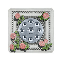 Frame with Musciarabia bubble mirror - Multicoloured Roses