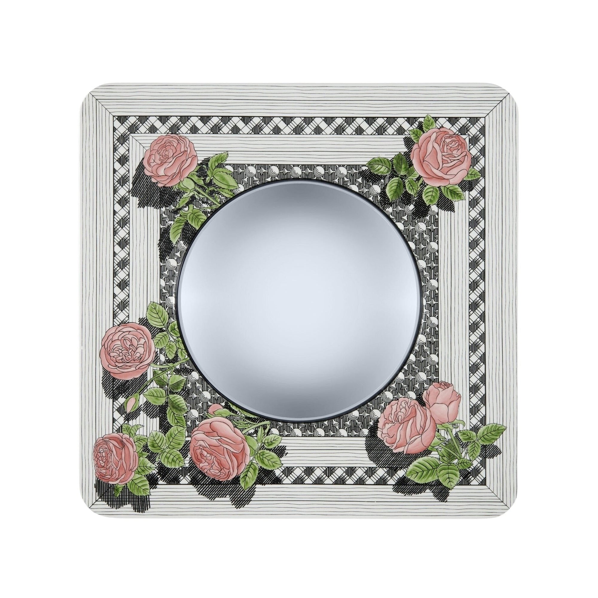 Frame with convex mirror Musciarabia - Roses Colour