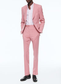 Costume en serge de laine - Vieux rose