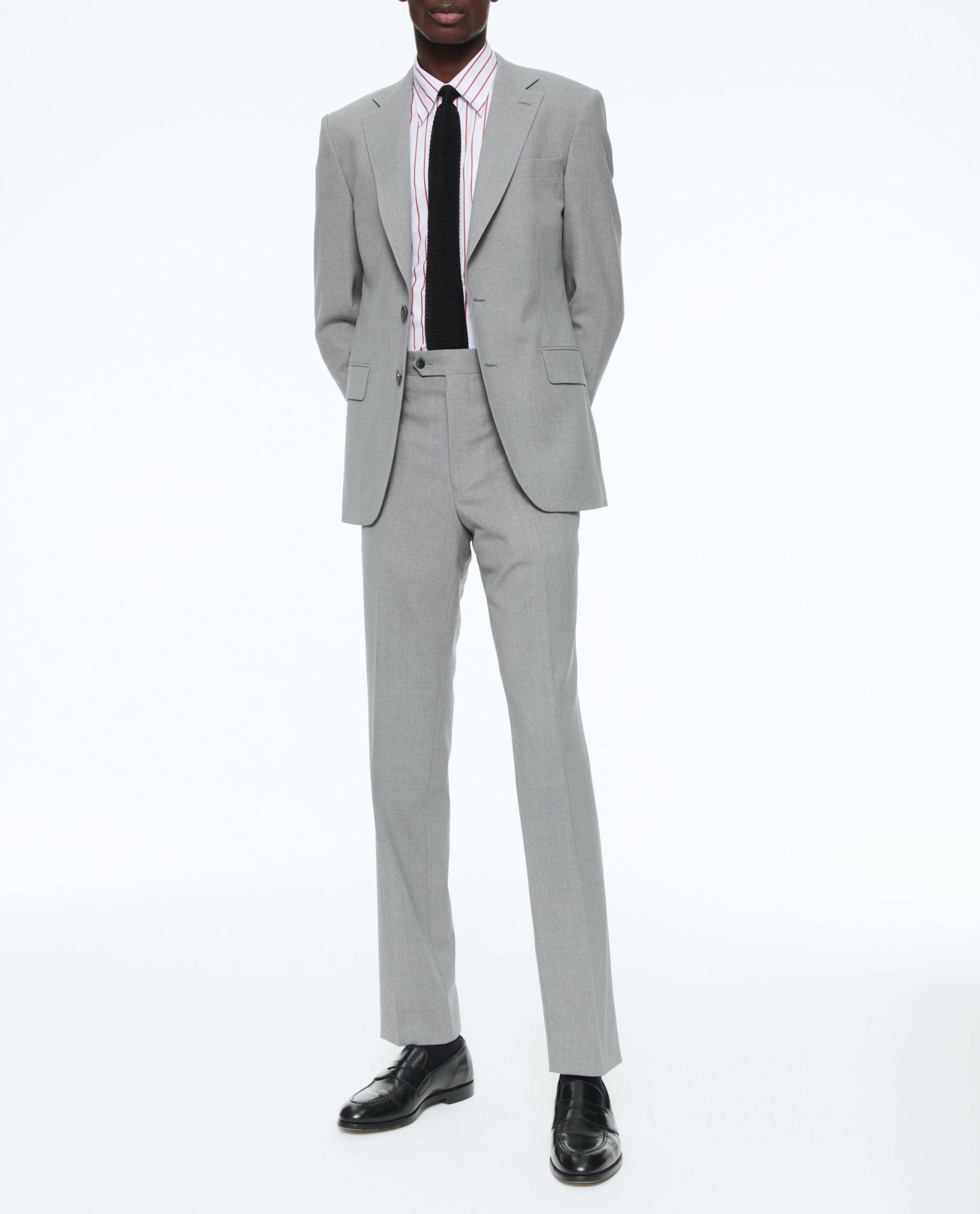Fresco wool suit - Light grey