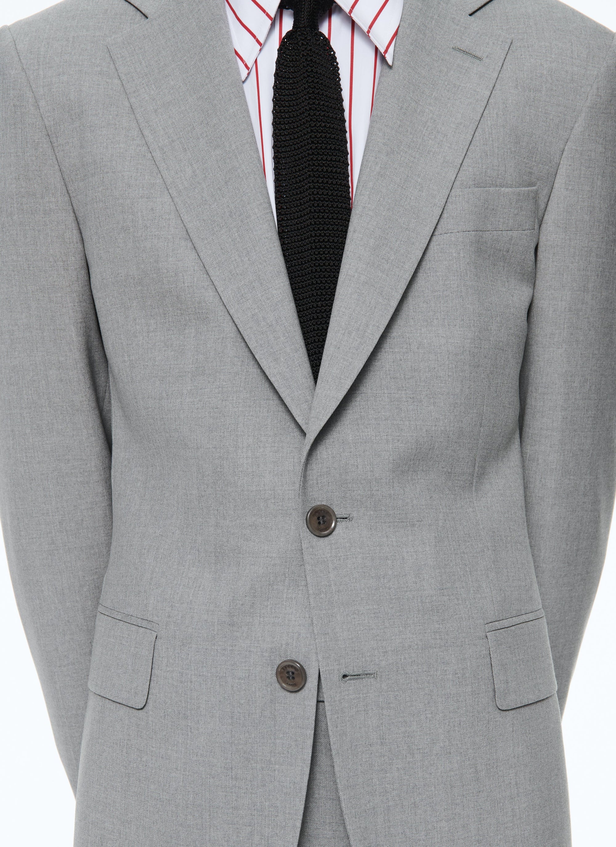 Fresco wool suit - Light grey