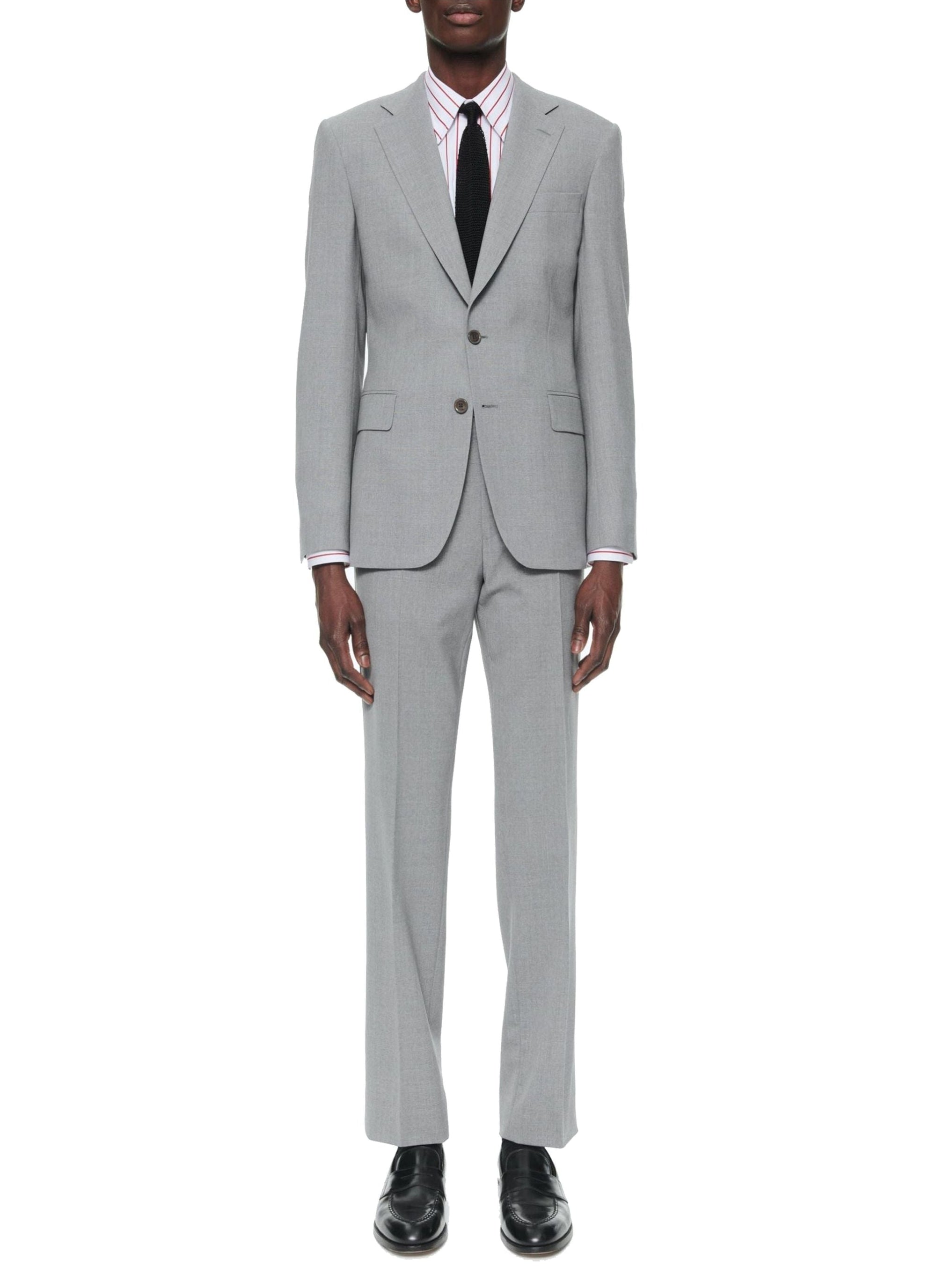 Fresco wool suit - Light grey