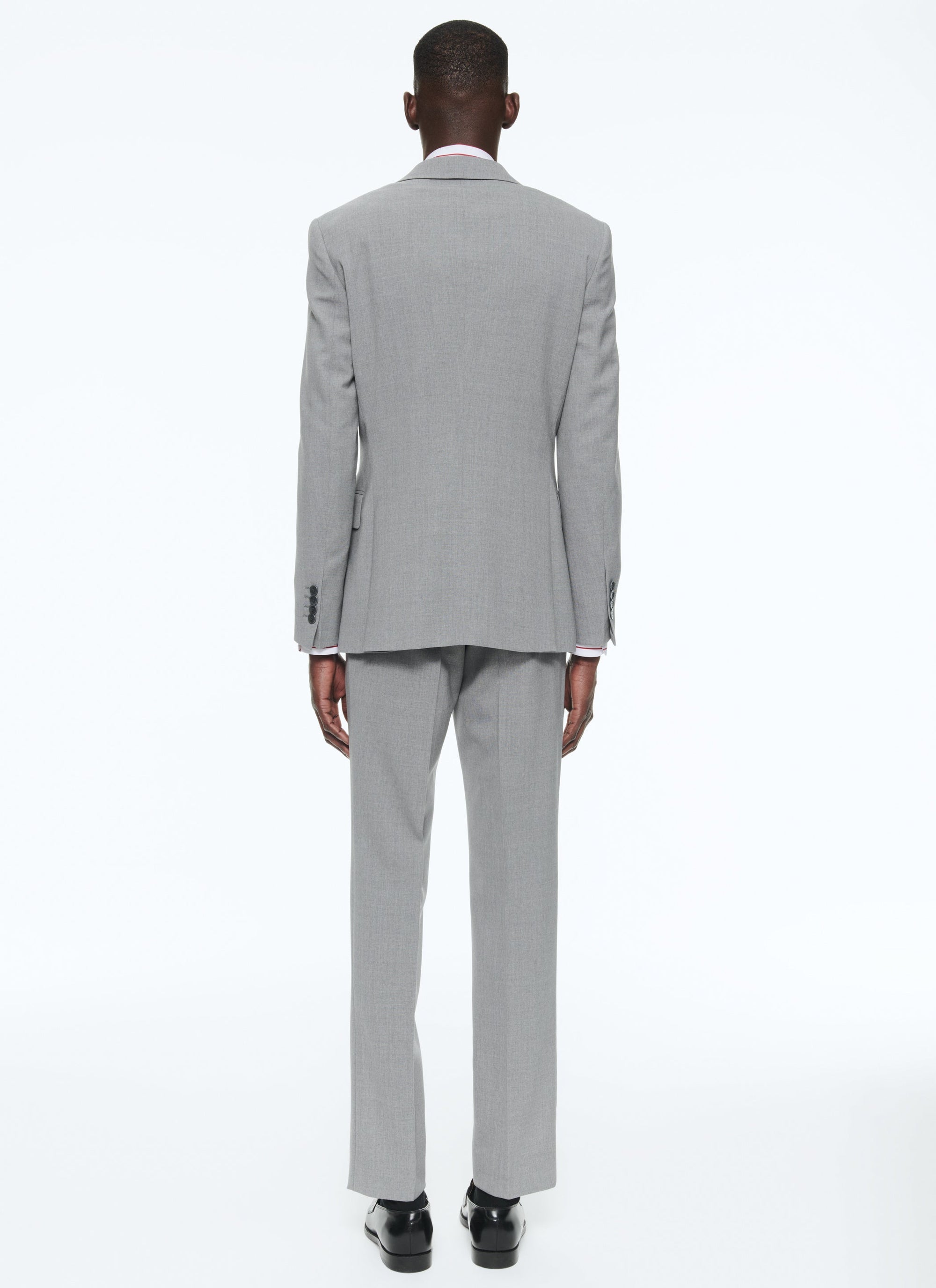 Fresco wool suit - Light grey