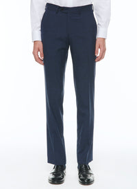 Costume ajusté et boutonné en laine - Petrole