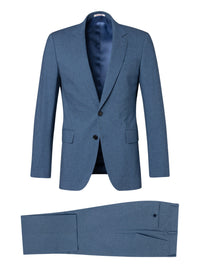 Costume en coton sablé - Bleu clair