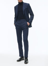 Costume ajusté et boutonné en laine - Encre