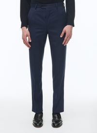 Costume ajusté et boutonné en laine - Encre