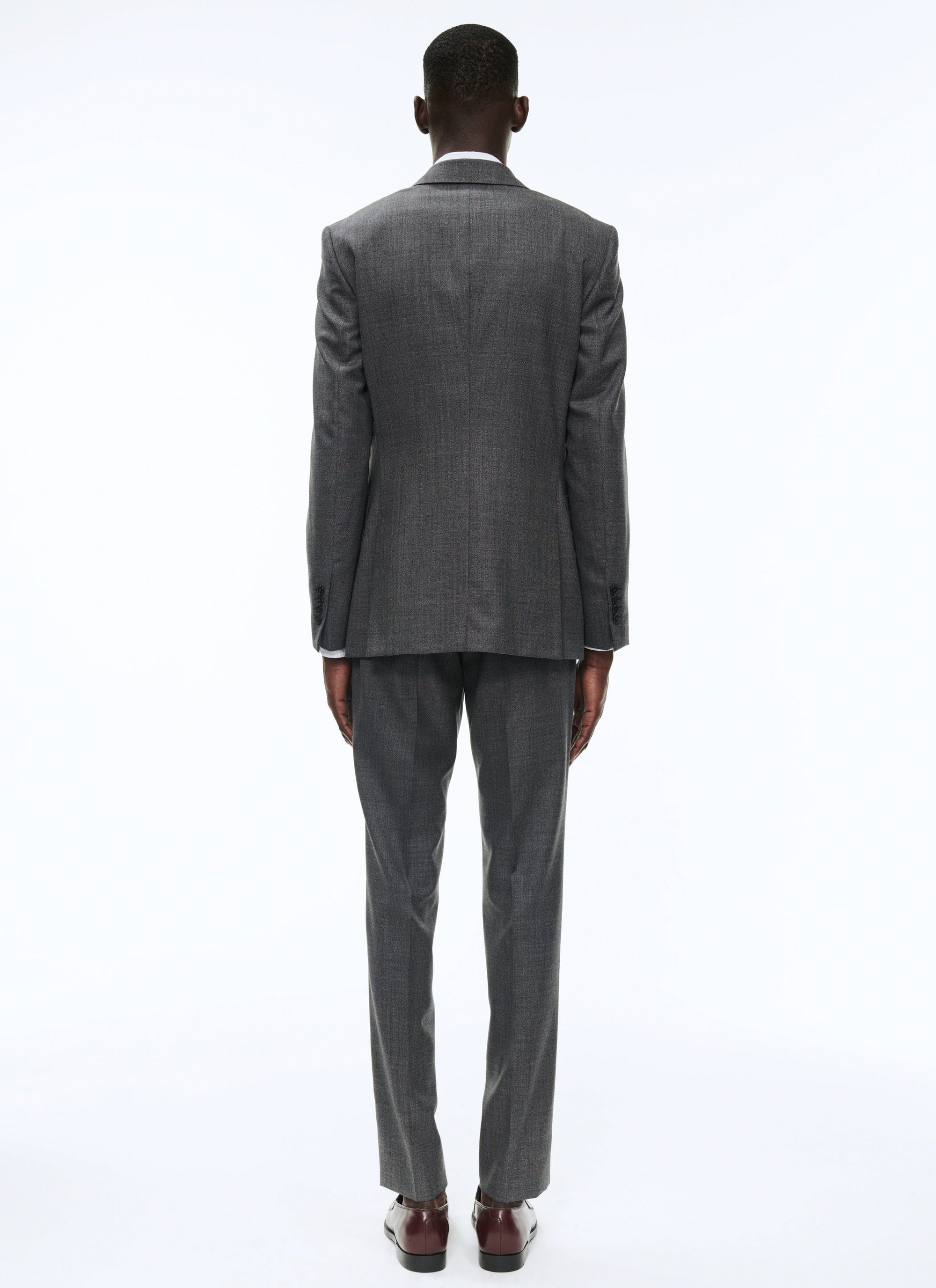 Wool braid suit - Charcoal grey