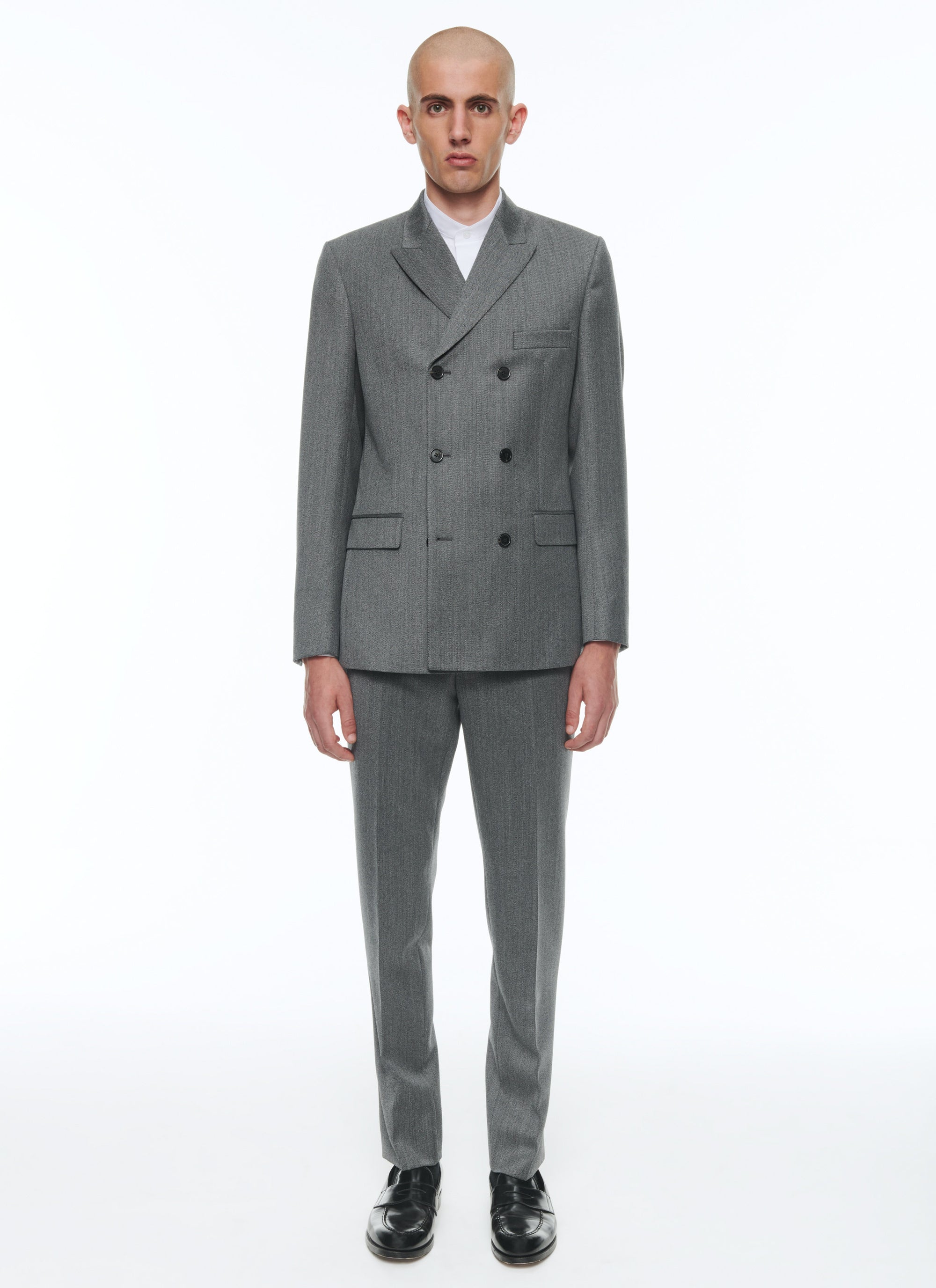Gris Chine Moyen Costume - Gris Chine Moyen
