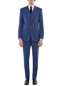 3-piece wool suit - Light blue