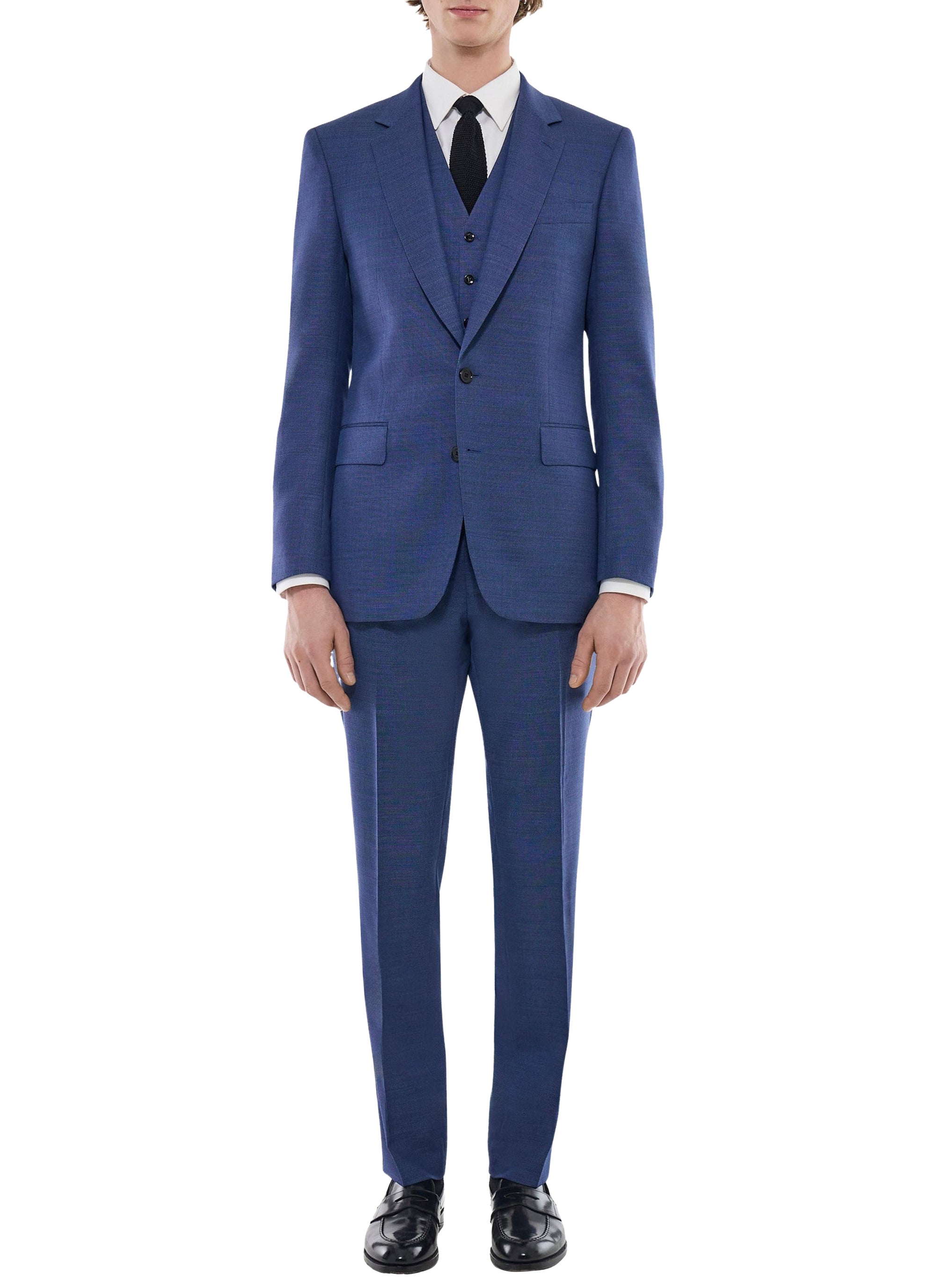 3-piece wool suit - Light blue
