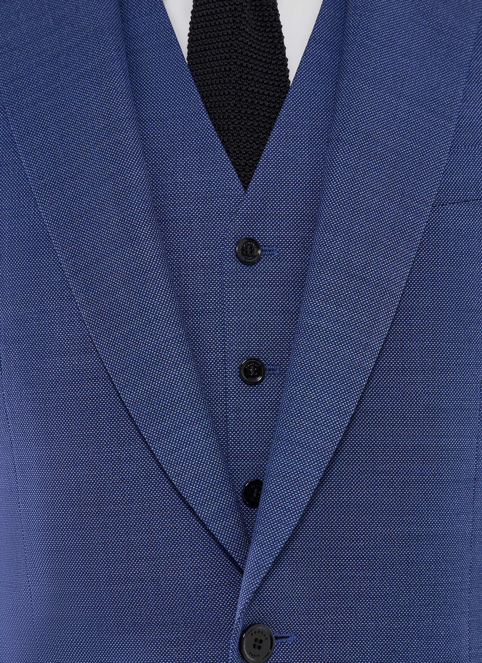 3-piece wool suit - Light blue
