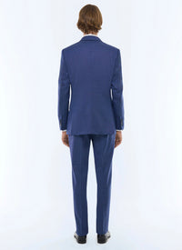 3-piece wool suit - Light blue