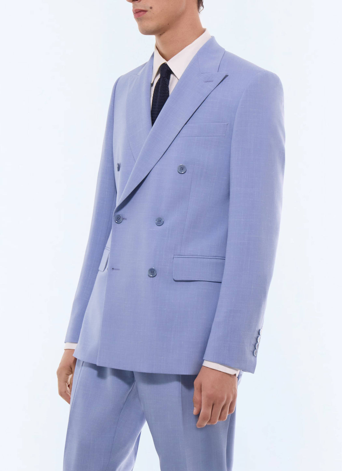 Bleu Pastel Costume 2 pièces - Bleu Pastel