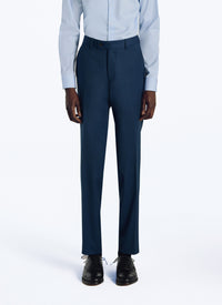 Costume ajusté et boutonné en laine - Pétrole