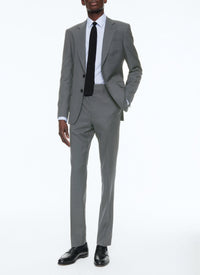 Costume en laine vierge - Cendre