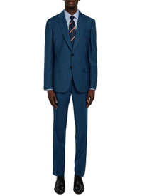 Costume ajusté et boutonné en laine - Faïence