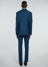 Costume ajusté et boutonné en laine - Faïence