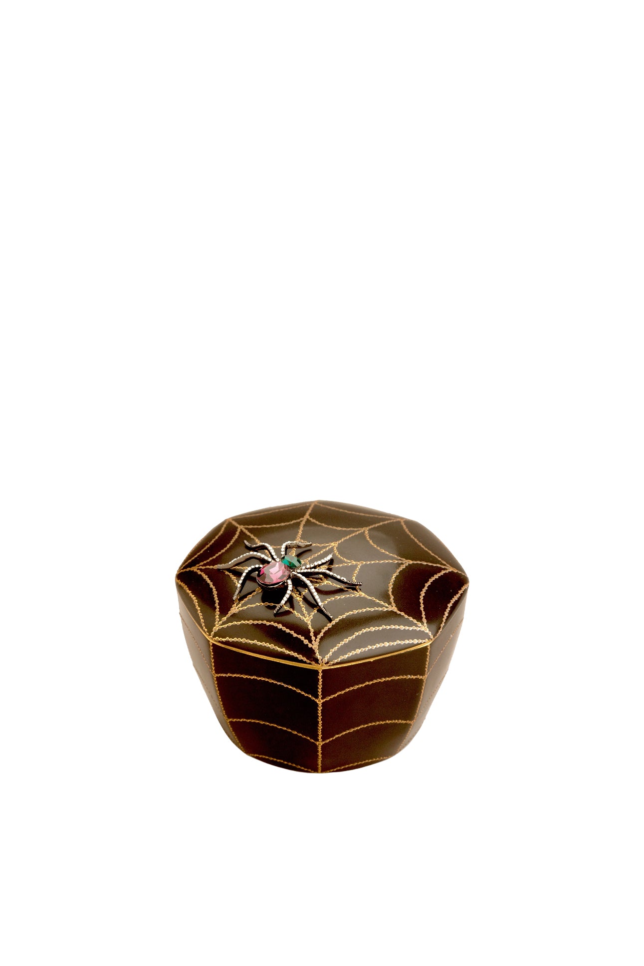 Black widow candle in porcelain - Black