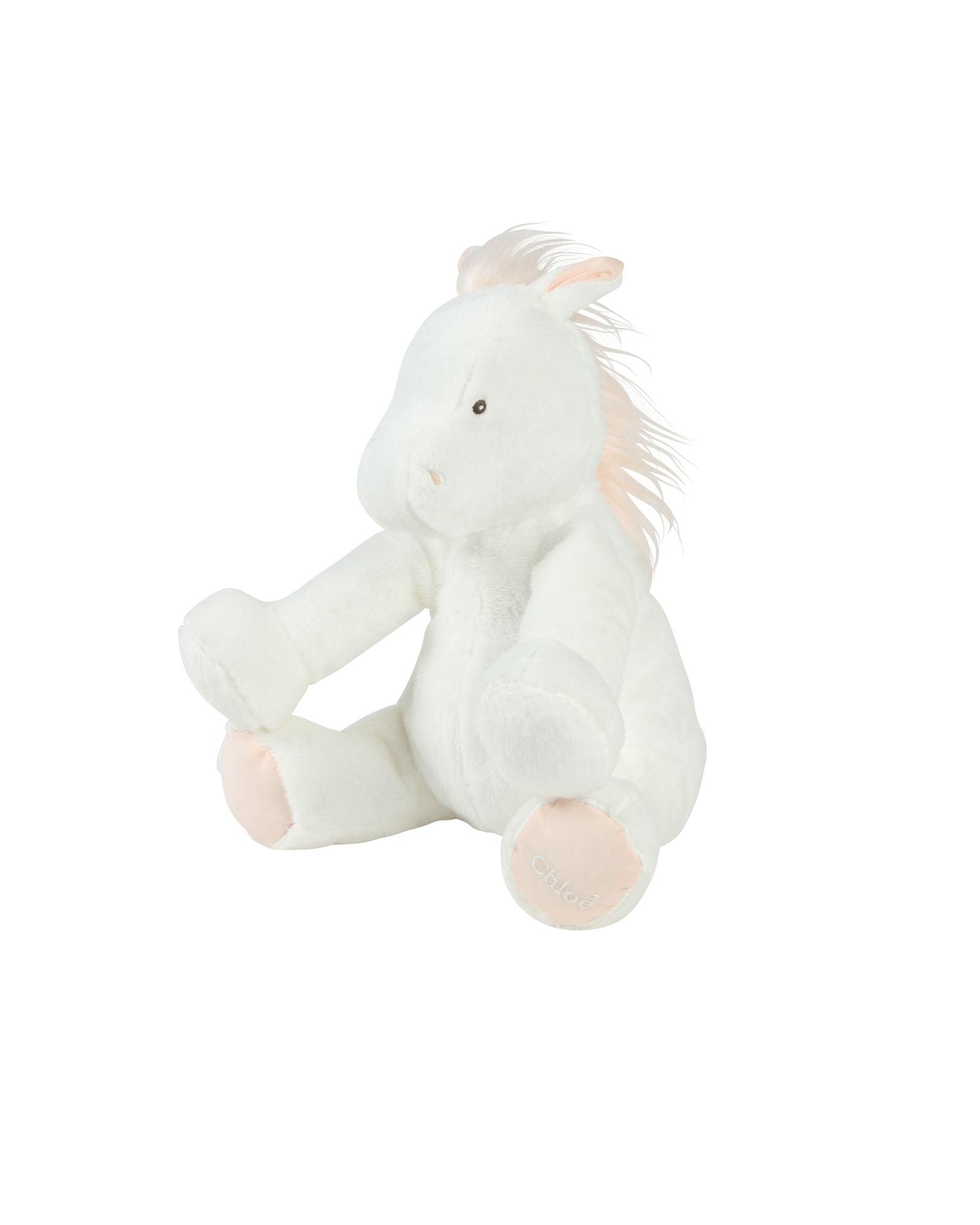 Peluche à broderie - Offwhite