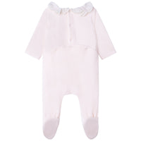 Pyjama avec col brodé en velours - Églantine