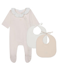 Ensemble pyjama et 2 bavoirs - Églantine