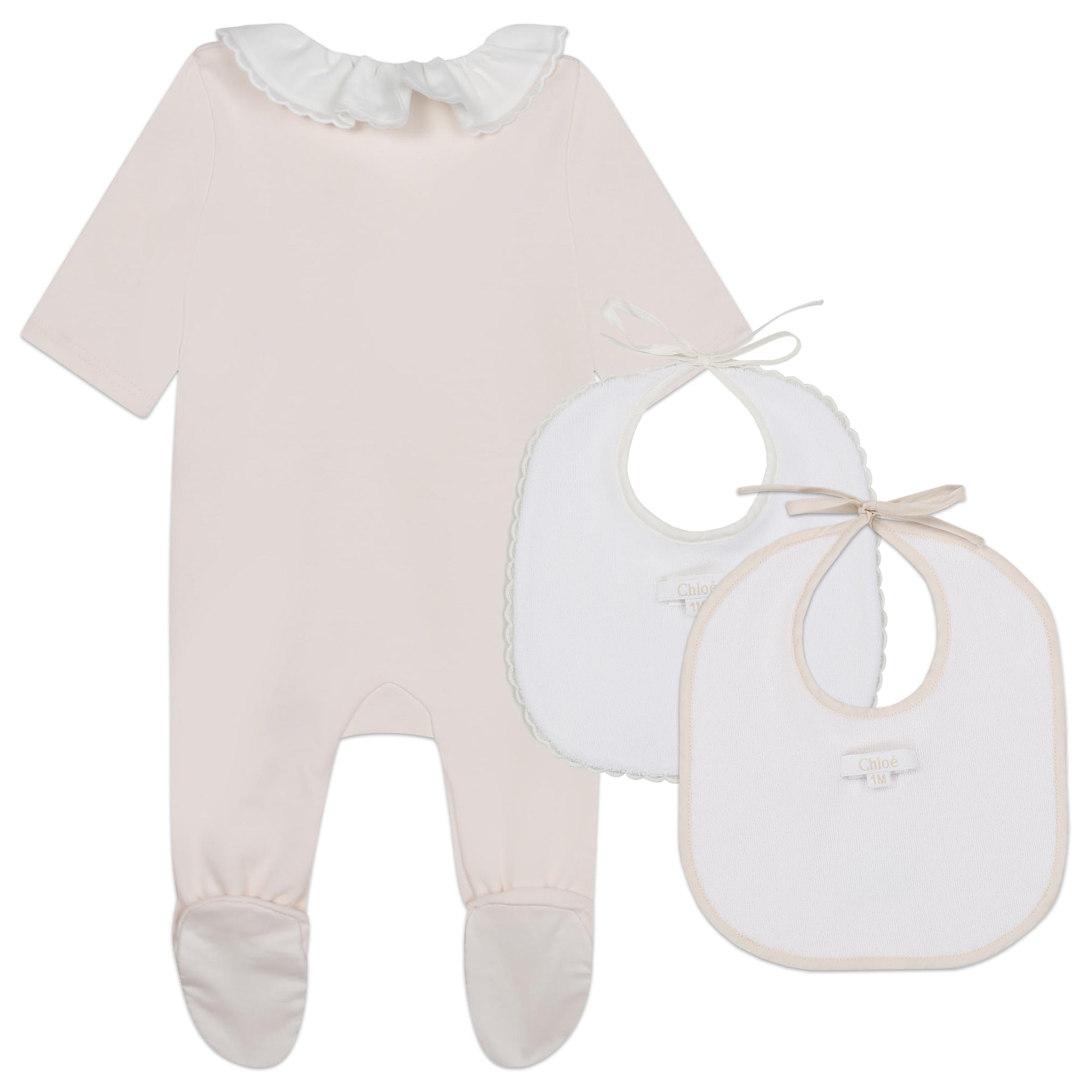 Ensemble pyjama et 2 bavoirs - Églantine