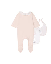 Ensemble pyjama et 2 bavoirs en coton - Eglantine