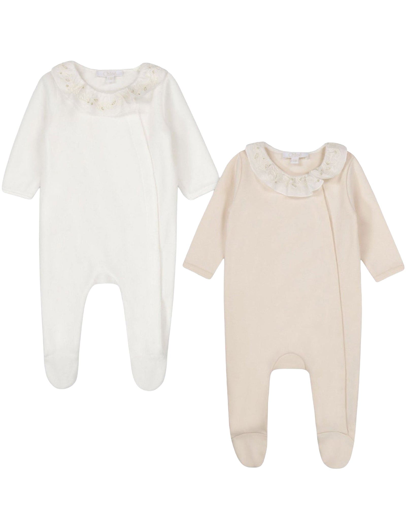 Set of two cotton pyjamas - White Rosepal