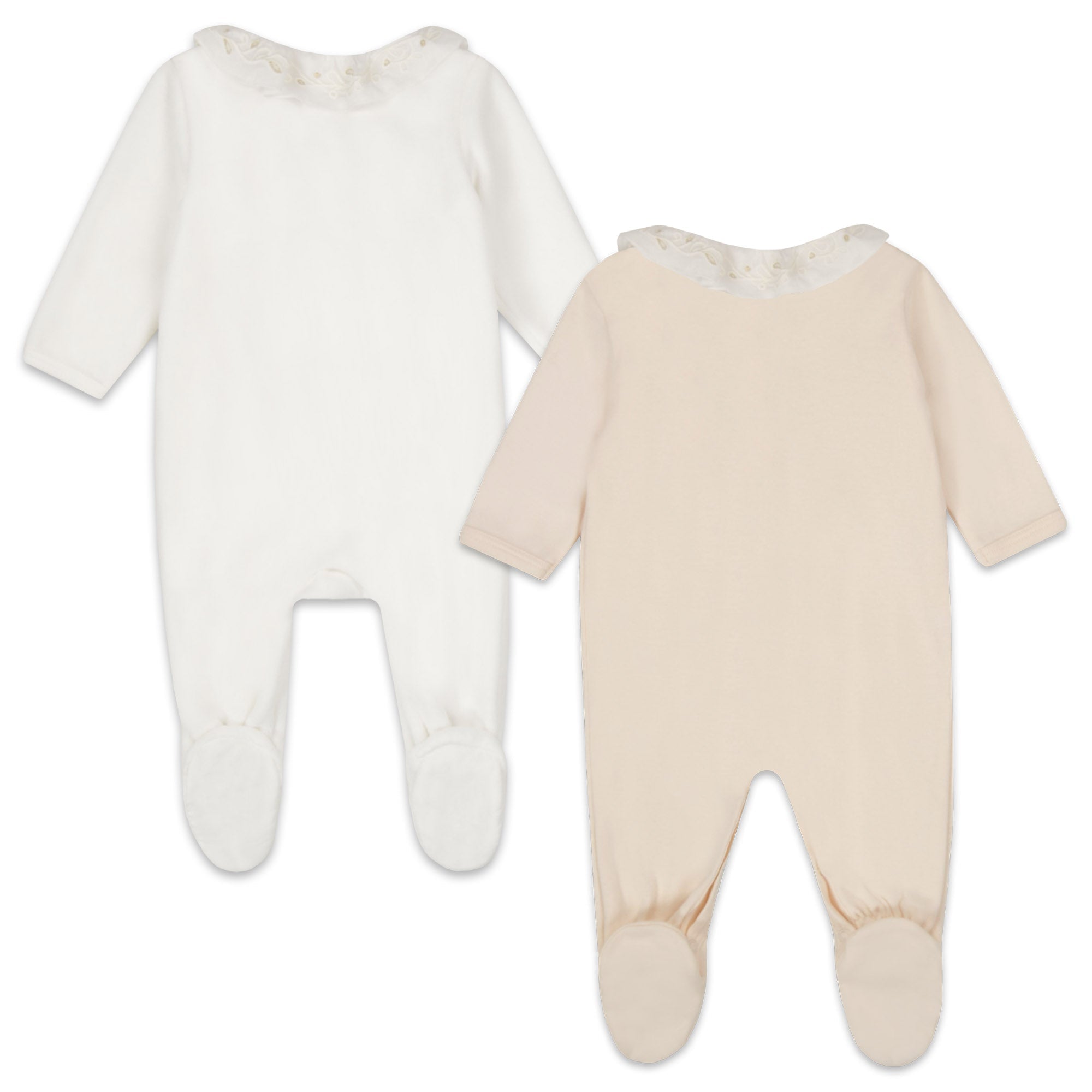Set of two cotton pyjamas - White Rosepal
