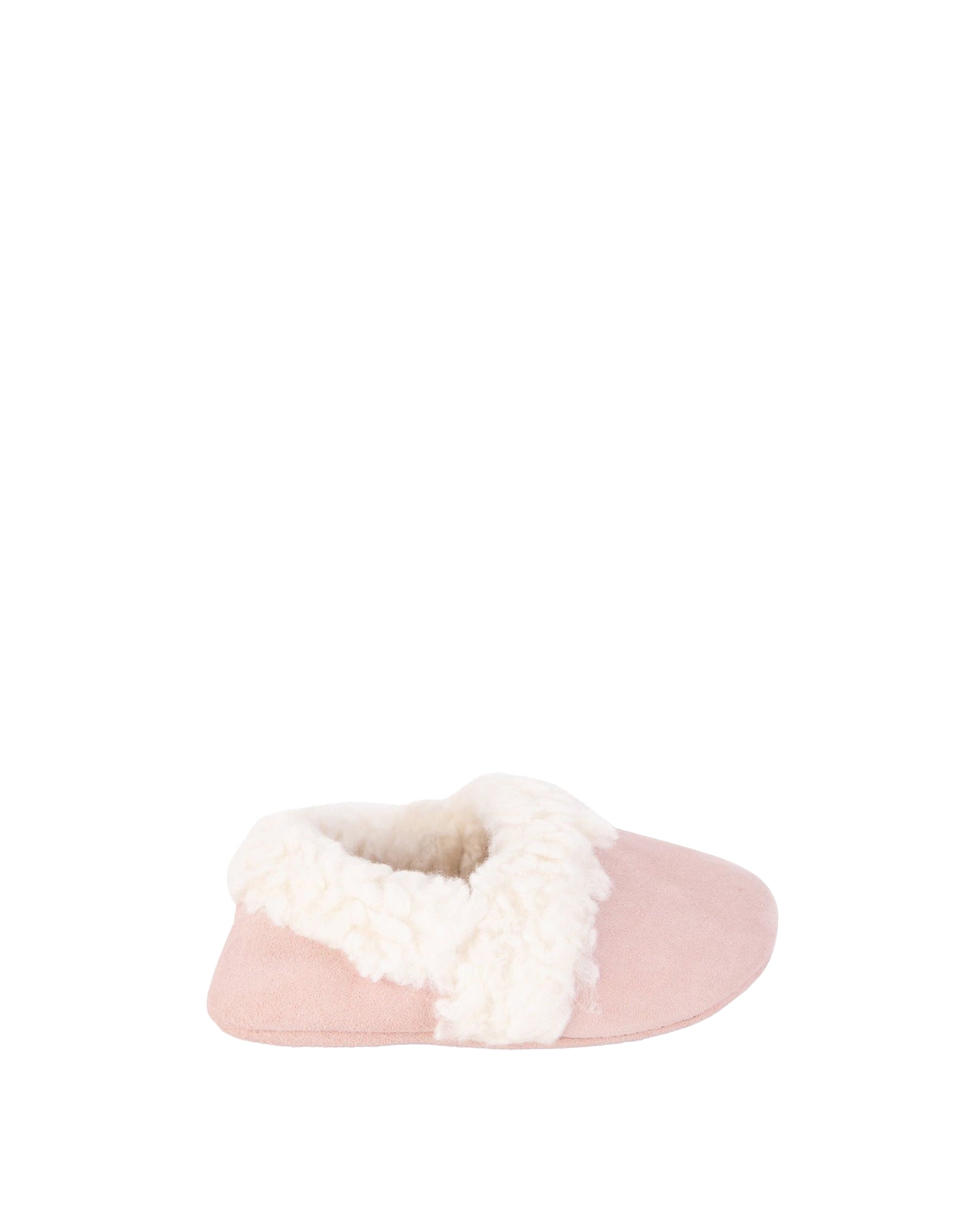 Chaussons en cuir de chèvre - Bois de Rose