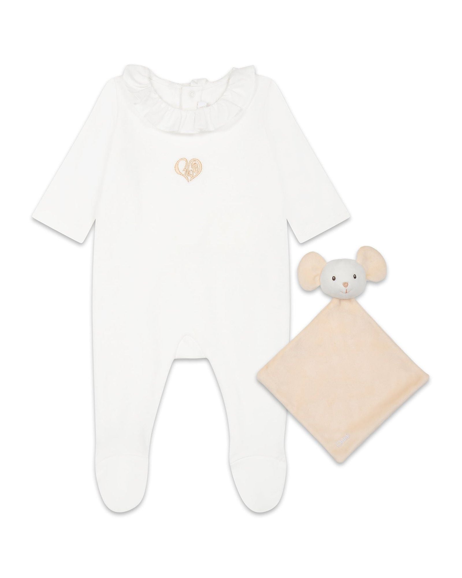 Coffret dors-bien et doudou souris - Offwhite