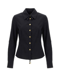 Slim-fit button-down shirt - Nero