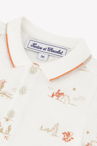 Body - Ecru broderie petits trésors