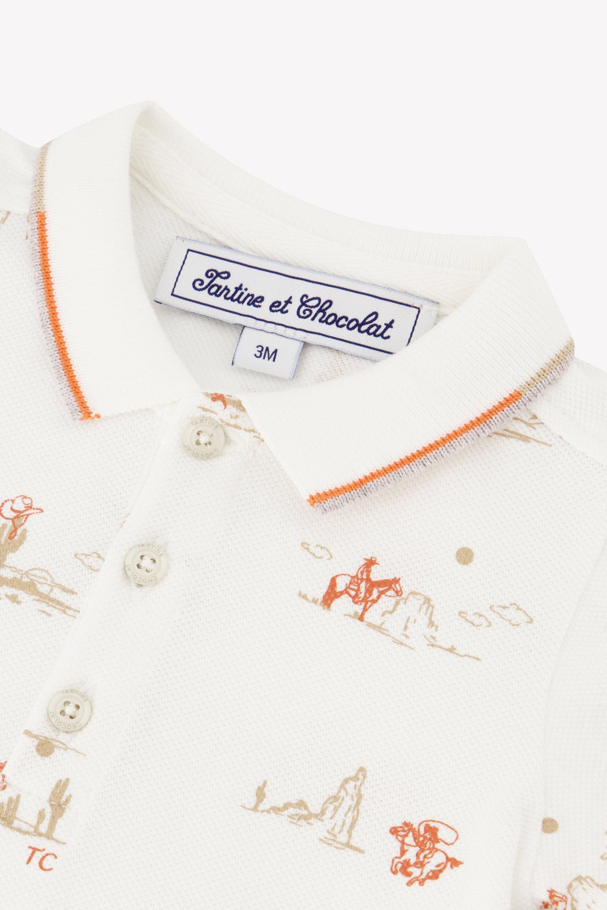 Body - Ecru broderie petits trésors