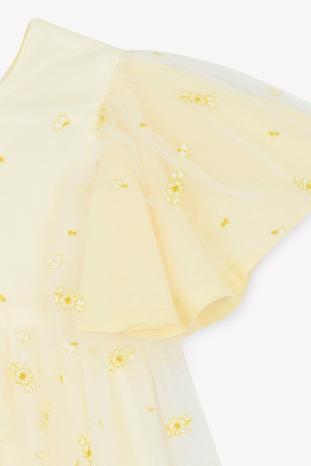Robe à imprimé fleuri - Jaune pâle