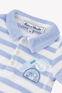 Combi courte - Bleu lavé