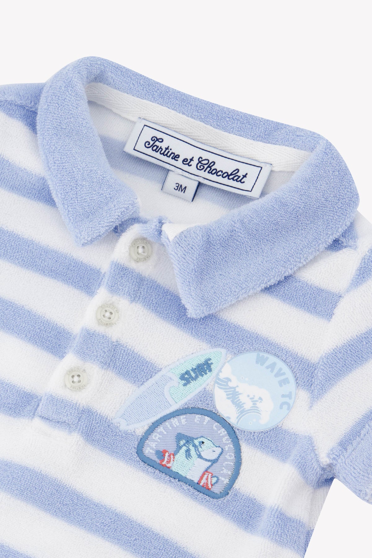 Combi courte - Bleu lavé