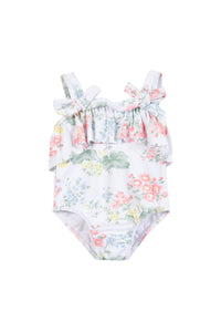 Bandeau - Ecru fleuris