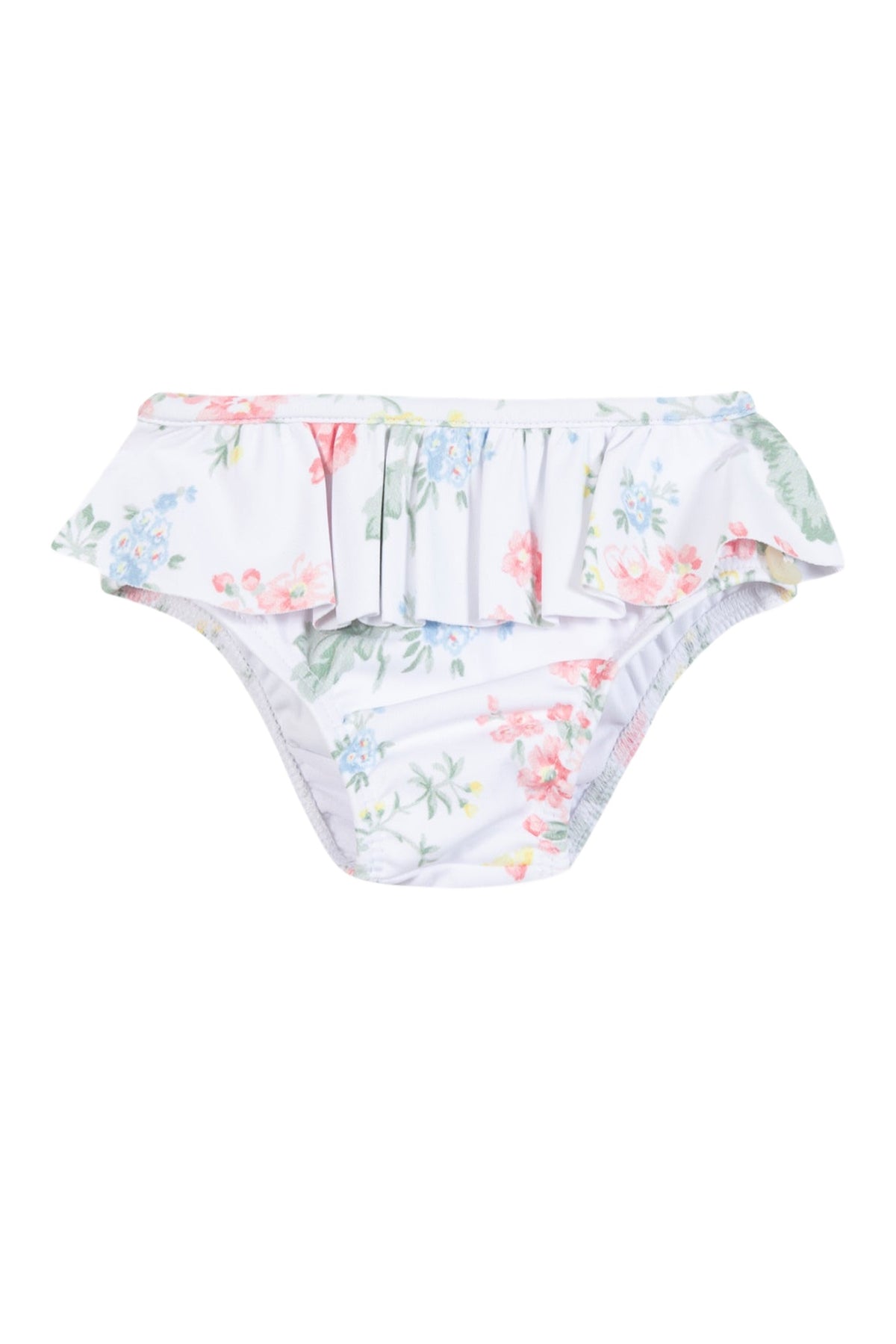 Bonnet - Ecru broderie fleurs