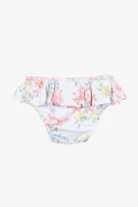 Bonnet - Ecru broderie fleurs