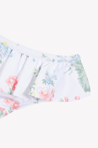 Bonnet - Ecru broderie fleurs