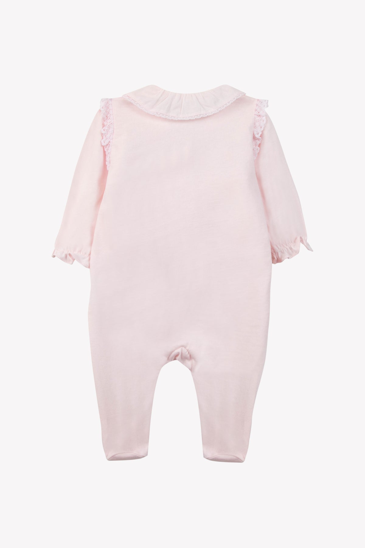 Pyjama - Ecru col velours dentelle